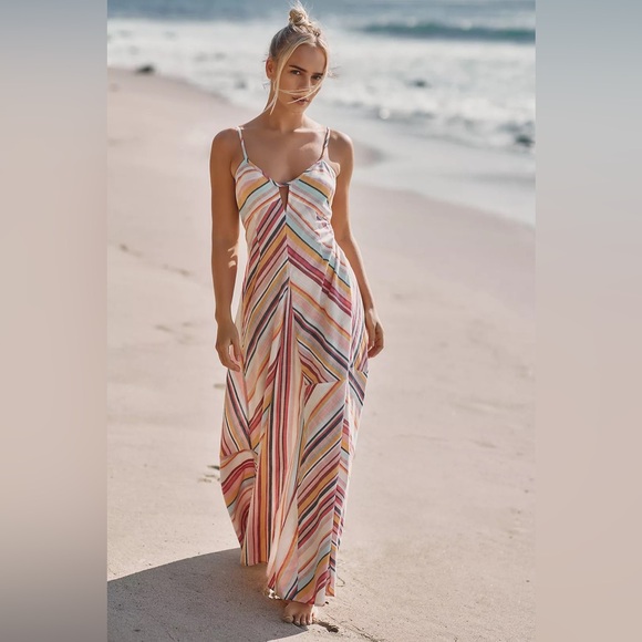 Anthropologie Stripe Maxi Dress - Picture 5 of 11